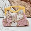 Spring and summer high-end large-capacity armpit bag hand-embroidered sequins hand-held straw bag
