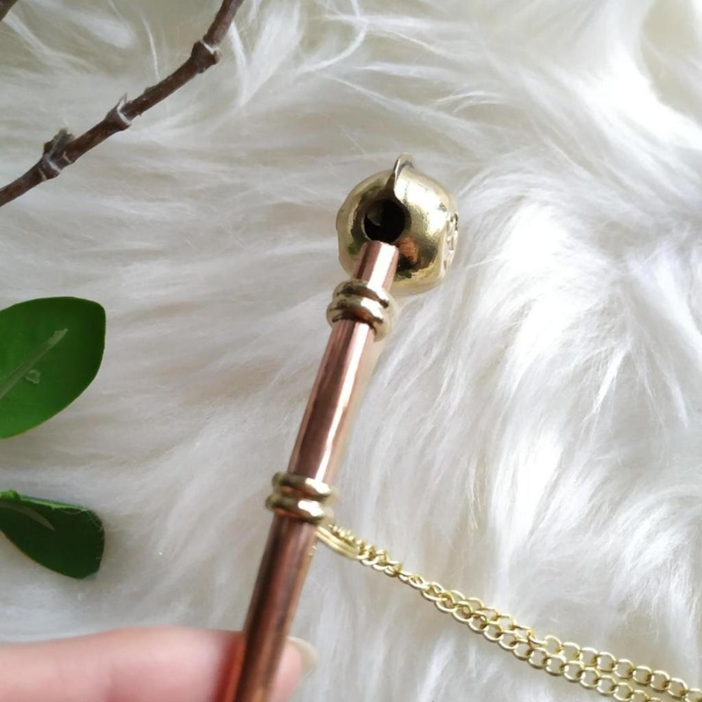 Nautischer Charm Messing & Kupfer Bootsmannspfeife Schlüsselanhänger