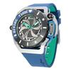 Mazzucato Rim Scuba Blue Green Reversible Twin Dial Automatic SUB03-BL3255 100M Men's Watch
