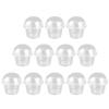 20Pcs Transparent Dessert with Sturdy Lids for Kitchen Use