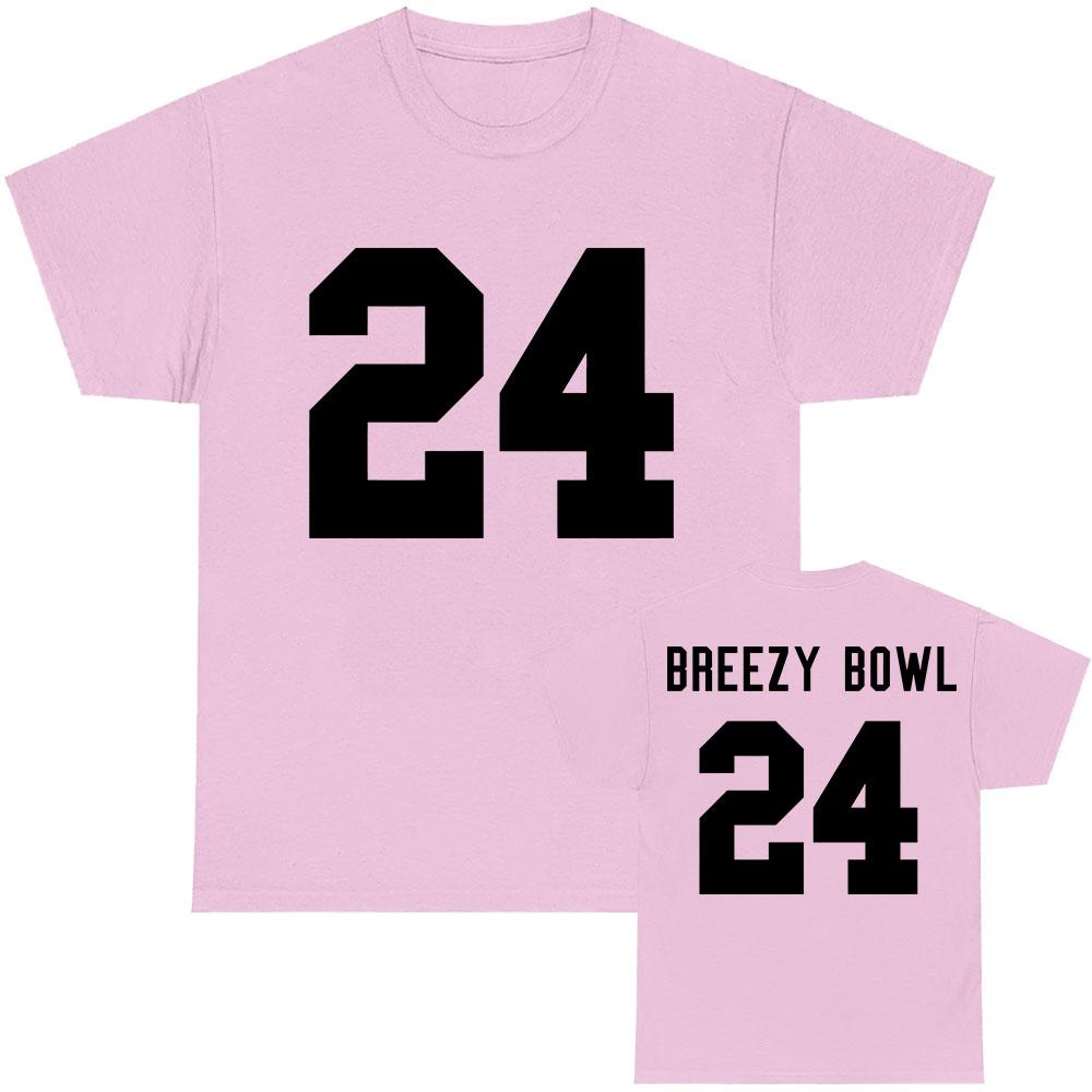 BREEZY BOWL 24 Tshirts Chris Brown Singer Graphic T-shirt Short Sleeve O-neck Unisex Streetwear Soft Cotton Men/Women T Shirt