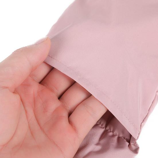 Down Scarf with Pocket Design Solid Color Waterproof Wear-Resistant Winter Versatile Scarf Daily Outdoor Wear
