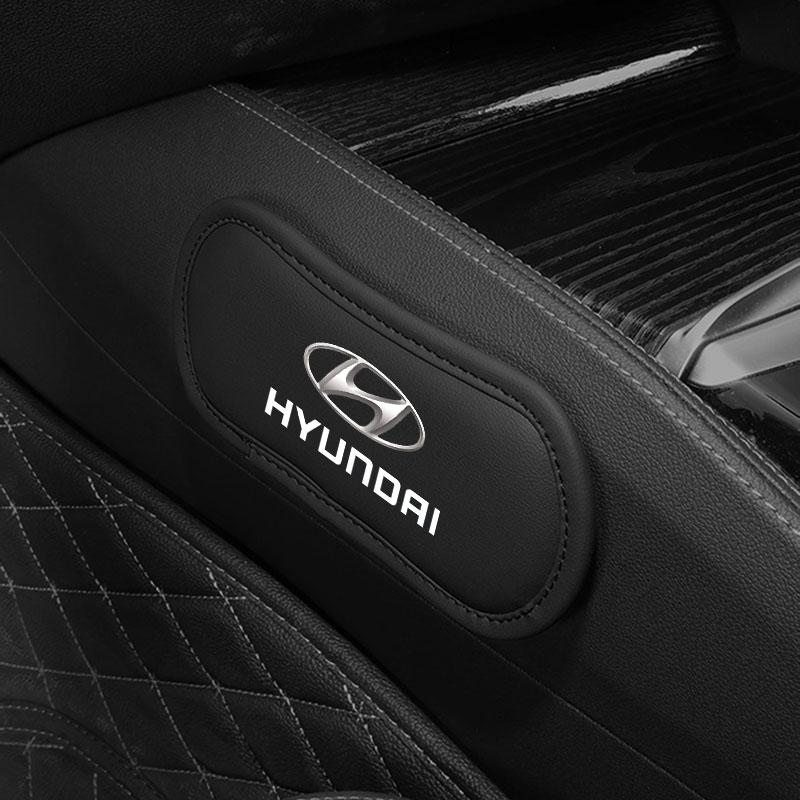 1 ks Kožený autopolštářek Podložka pod koleno do auta Elastická paměťová pěna Podložka pod nohy Pro Hyundai Tucson Solaris I30 Creta IX35 I40 IX20 Veloster