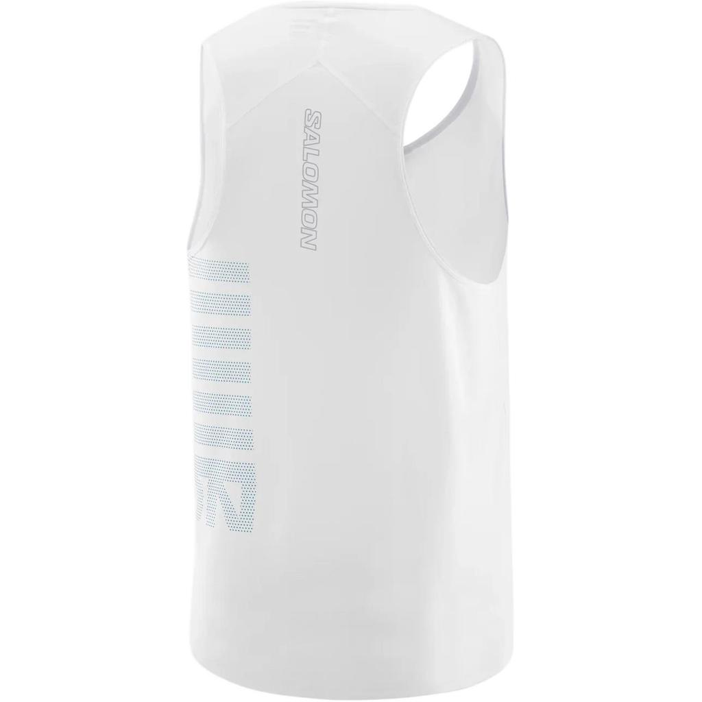 Salomon Sense Aerographic Soft Comfortable Quick-Dry Breathable Vest Men Vests White LC2189200