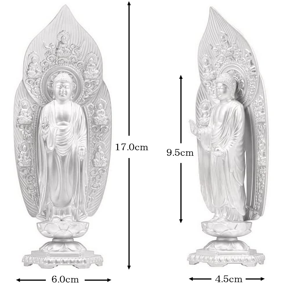 Slitina Yakushi Nyorai 17,0 cm pozlacená [socha Buddhy] (17,0 cm)