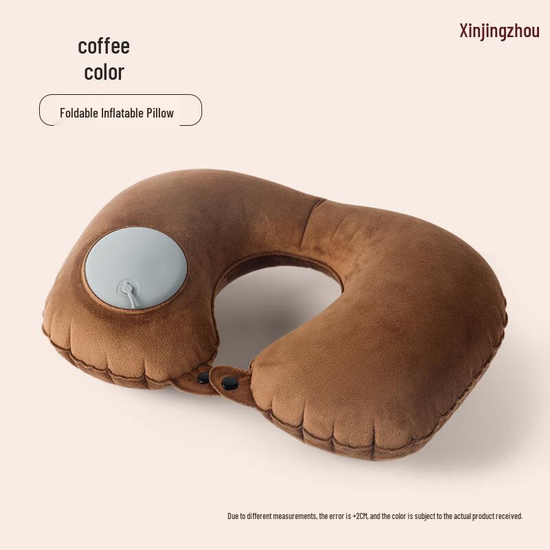 Xinjingzhou Inflatable Dual-Sided Travel Neck Pillow