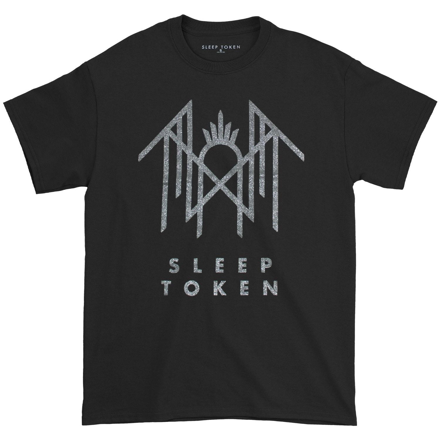Men s Sleep Token Crystalline Logo T-shirt Small Black S