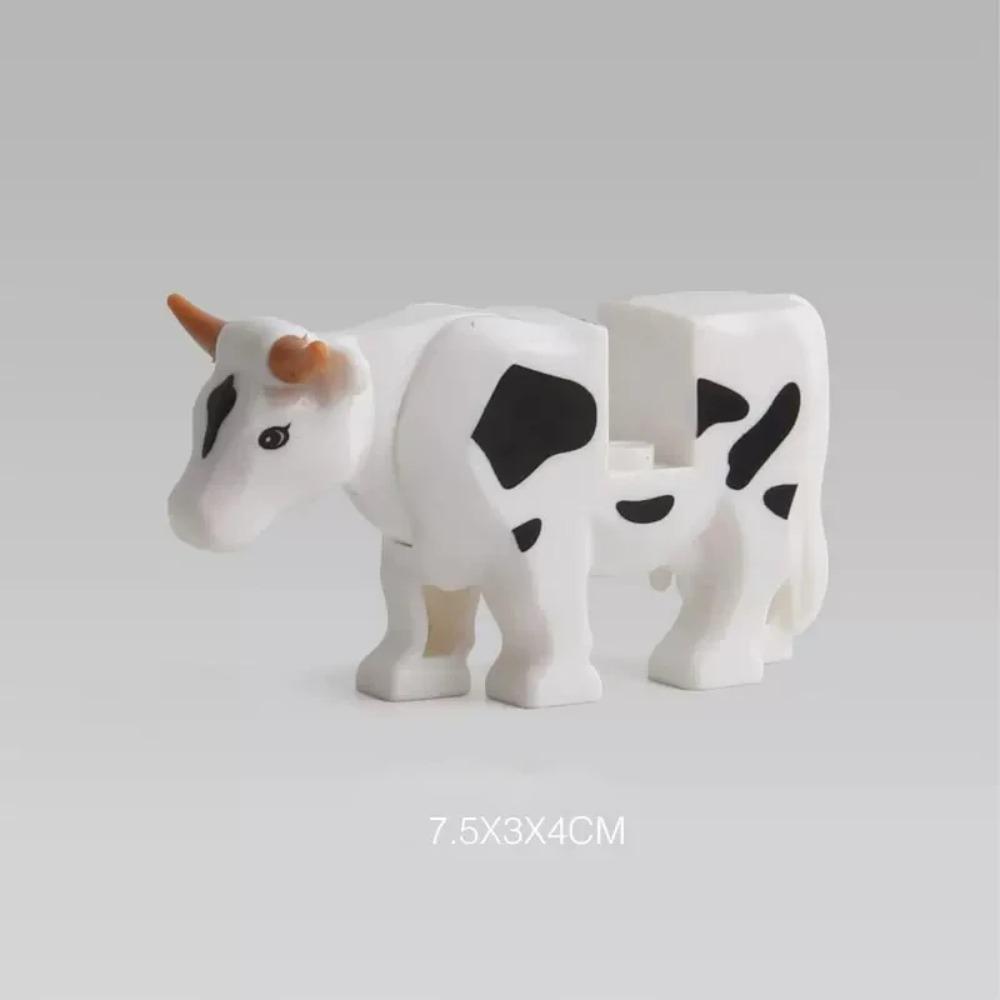 MOC City Animal Building Block Model Character Farm Accessories Goose Pig Dog Orangutan Cheetah Shark Zoo Brick Toy Gifts X014