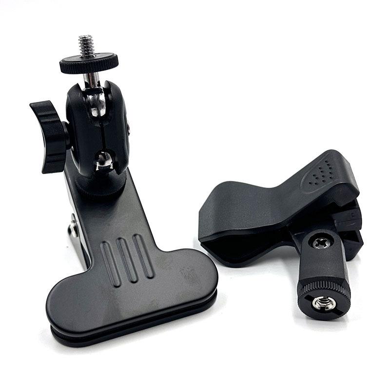 Metal Clamp for Wireless Microphone - Strong 360° Spring Clip for KTV and Live Streaming