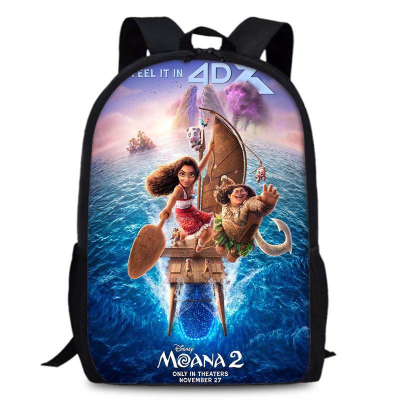 

School Moana Backpack Set Oxford Fabric Breathable For Students Bags Style 8
