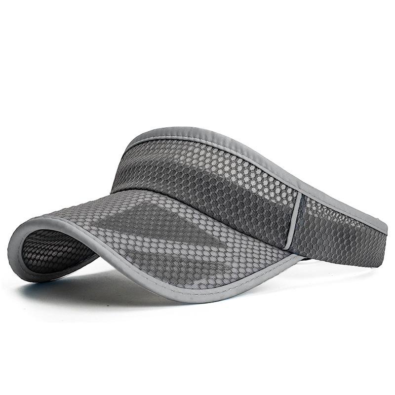 Summer Women's Open-top Hats with Extended Brims Men's No-top Sun-protective Baseball Caps and Light-board Sunshade Hats