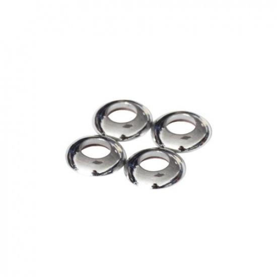 BMW 3 Series E36 E90 F30 4pcs Metal Chrome Car Door Lock Pin Surround Cover for BMW 3 Series E36 E90 F30 | Left | Self-Adhesive