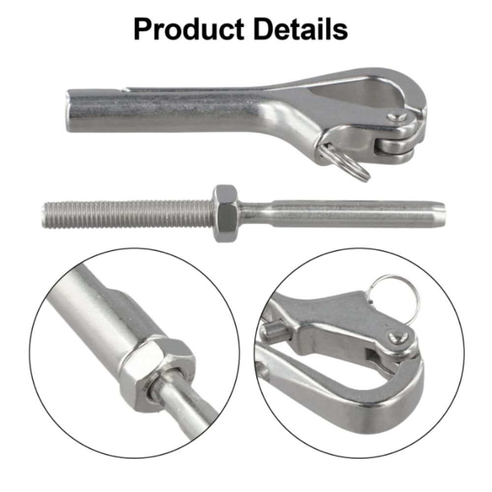 Openable Goose Head Shape Quick Release Hook 3-5 Inches Hand Rail Guardrails Stud Terminals  Safety