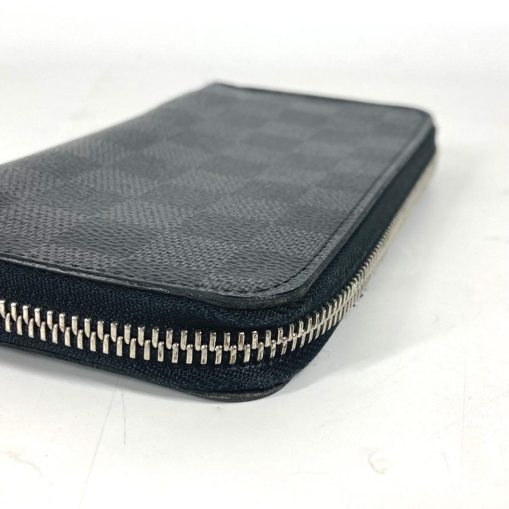 Louis Vuitton N61653 Damier Graphite Portefeuille Vasco Zip Around Long Wallet