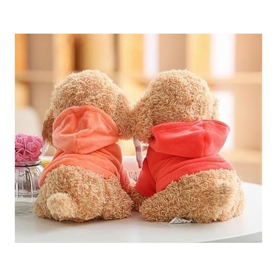 Plush Toy Poodle In Pink Dress, 20cm, Realistic, Soft Interior Dog Goods, Gift Set for Girls, Baby Shower Present (20CM/Ages 3+), Premium Soft-Touch
