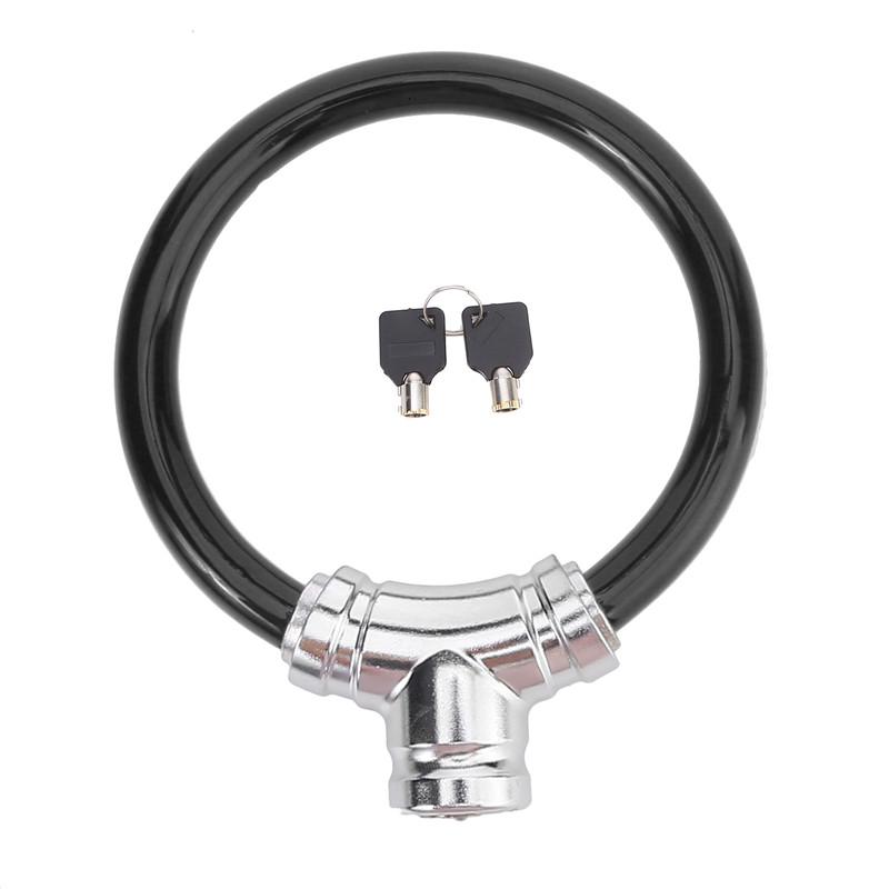 Мотоцикл велосипед U-образный замок водонепроницаемый противоугонный запирающий тросик безопасность Моторизованный скутер Горный велосипед шоссейный цинковый сплав
