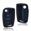For VW Golf 7 GTI POLO T-Cross Touran Tiguan Skoda Octavia Rapid Kodiaq Fabia Seat Ibiza Leon Car Key Case Cover Remote Fob