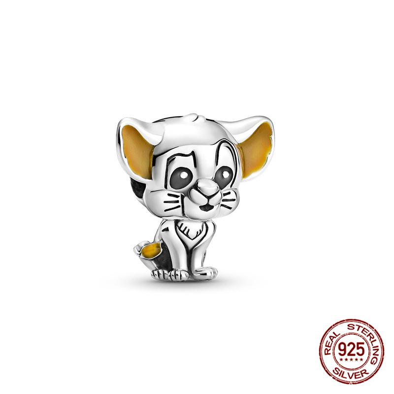 Plata De Leyoriginal  Dumbo On The Run Princess Charms Beaded Fit Pand Bracelet Diy Jewelry Making Women S Gift