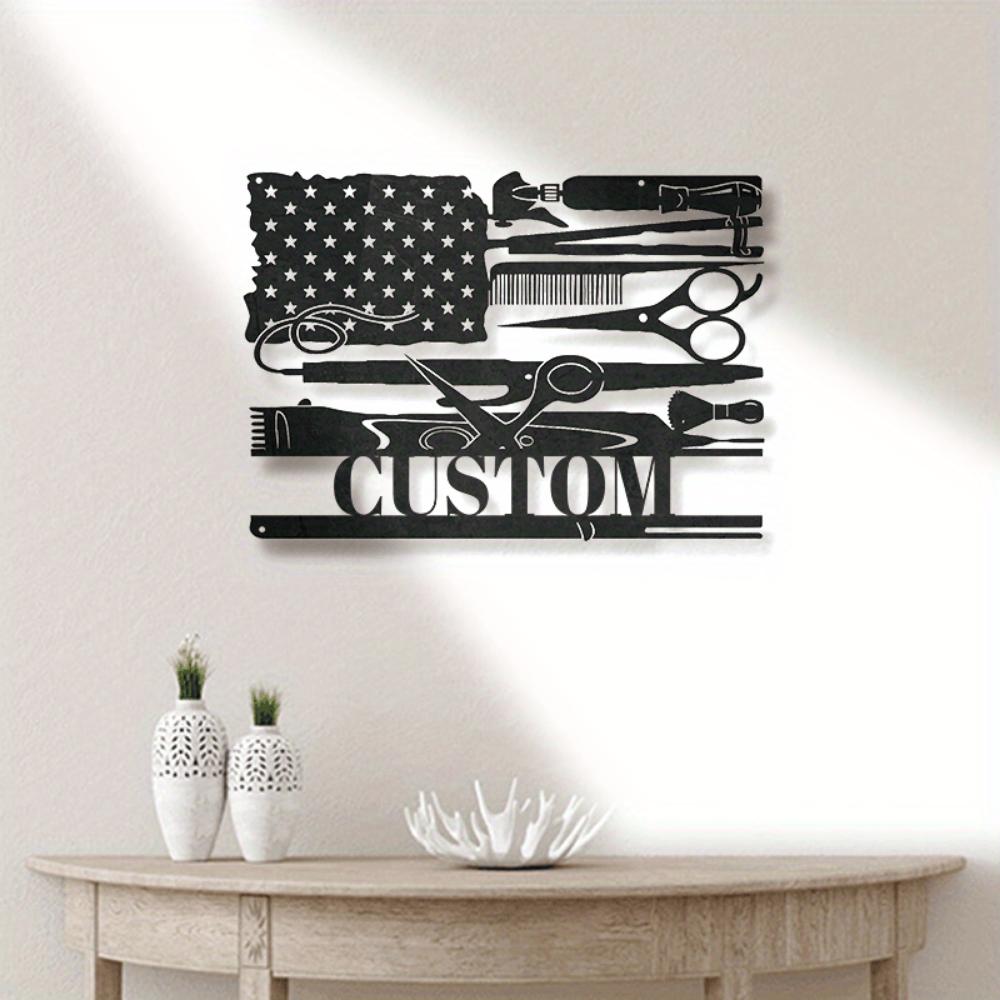 Custom Metal Sign for Hair Salon Wall Decor Gift for Hairdressers
