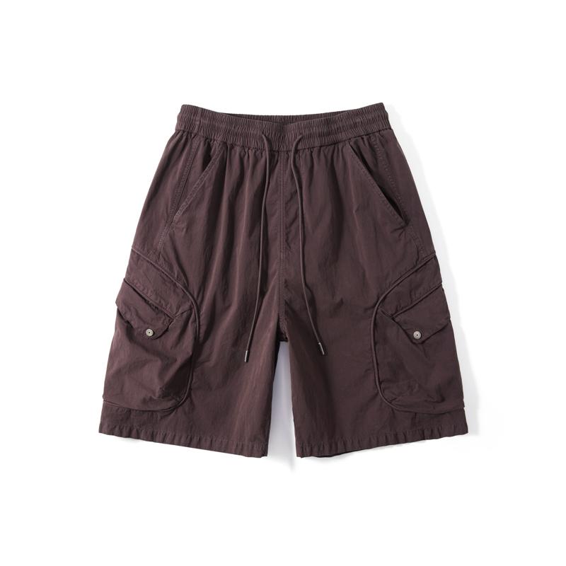 

Work Shorts Men s Summer Shorts Men s Loose Casual Five Quarter Pants XL фіолетовий