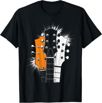 Retro Vintage lata 80. Sylwetka Muzyka Rockowa Miłośnik Gitary Prezenty Koszulka