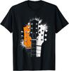 Retro Vintage 80s Silhouette Rock Music Guitar Lover Gifts T-Shirt