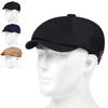 Berretto basco in cotone alla moda Cappello classico retrò da strillone Unisex Sport all'aria aperta Protezione solare Cappellini da sole Cappelli da tassista