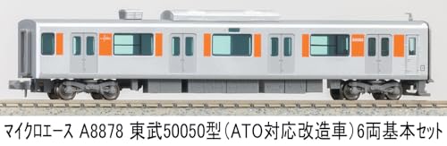 Micro Ace N Gauge Tobu 50050 Series (ATO-compatible modified car) 6-car basic set Railway model train A8878