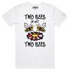 VOICEART Two Bees Funny T-Shirt with Premium Graphic Shakespeare Wordplay Tee