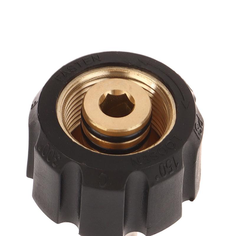 Pressure Washer Adapter Set Couplers Swivel M22-14Mm/15Mm To 1/4 Quick Hitch For High Pressure Wash Gun & Hose