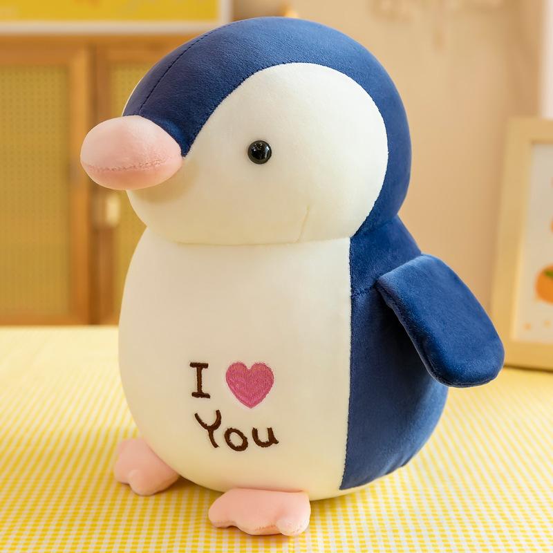 

Новая плюшевая игрушка Love Penguin, кукла-машина для захвата, кукла, подарок 25cm темно-синий