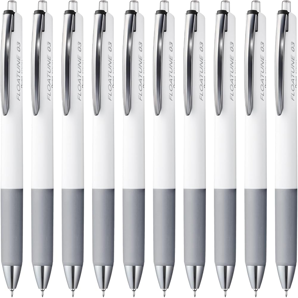 Pentel BZN203-A Flowtune 0.3 mm Black Oil-based Ballpoint Pens