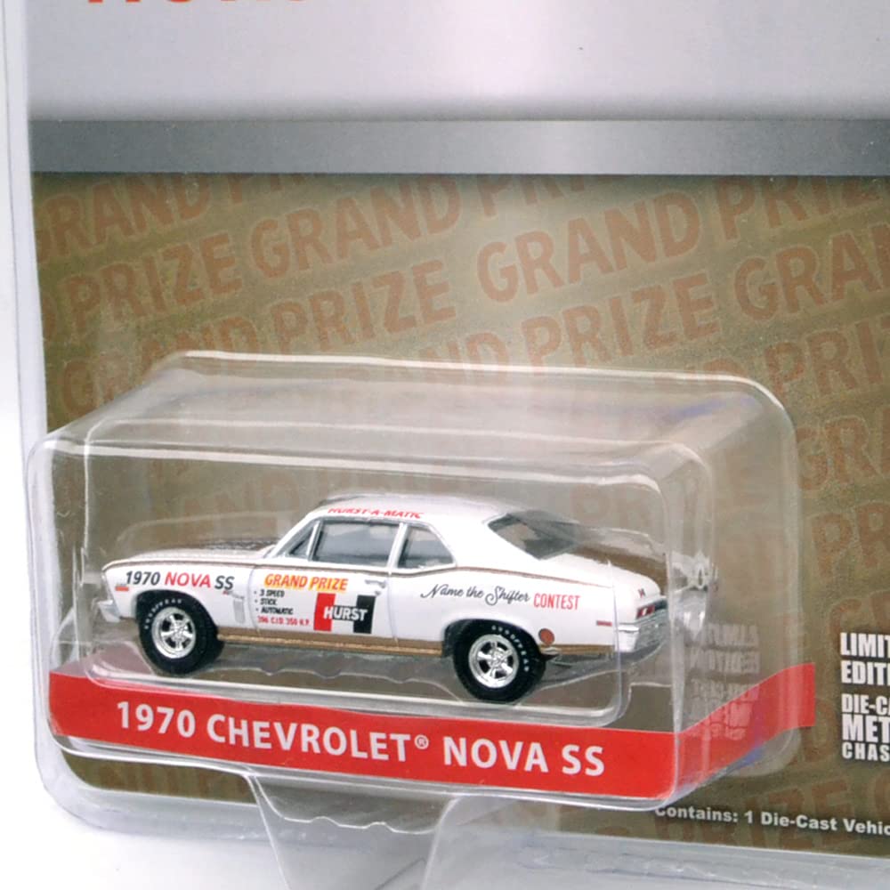 GREENLIGHT scale Chevrolet Nova SS 54th International 500 Mile Sweep Stakes Hurst Performance Prize 164 "1970 - 'Grand Car'"
