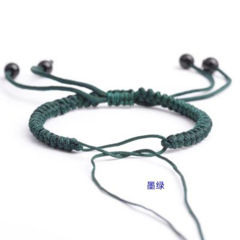 DIY Hand-Woven Jewelry Gold Carrying Strap Non-Woven Semi-Finished Products Bracelet Strand Men and Women's Natal Year Red Rope Couple