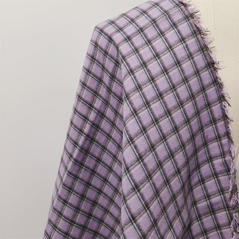 100x145cm Brushed Yarn-Dyed Plaid Fabric for Handmade Sewing Caps Dresses Shirts Bags DIY Headwear By Meters