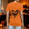 Women's Casual Halloween Graphic T Shirt Short Sleeve Top Crew Neck Relaxed Fit Lightweight Cotton Blend Tee for Everyday Wear