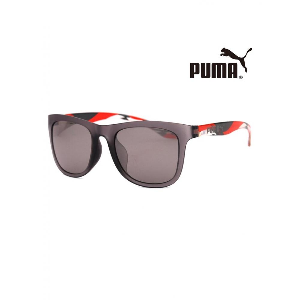 Puma Pu0016sa 006 Square Horn Rimmed Mirror Asian Fit Lightweight Sunglasses
