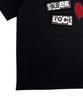 SK8ER ROCK Love Rock Patchwork T-Shirt ((Black))