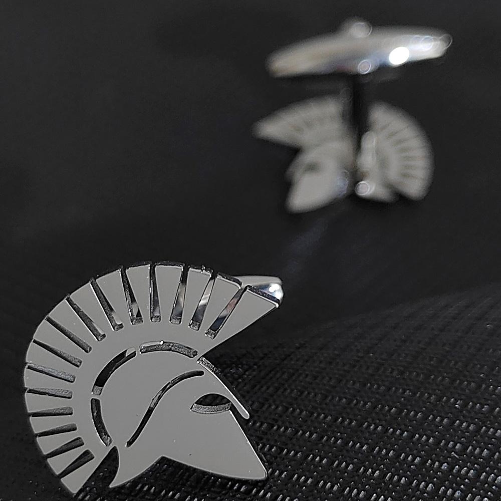 Men s Cufflinks Retro Stainless Steel Helmet Cuff Links Men French Shirt Buttons Wedding Groomsmen Jewelry Accessories Gifts