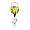 Flower Butterfly Chrysanthemum Doctor ID Badge Clip Lanyards Holder Porta Credencial  Reel Nurse Retractable Keychain Wholesale