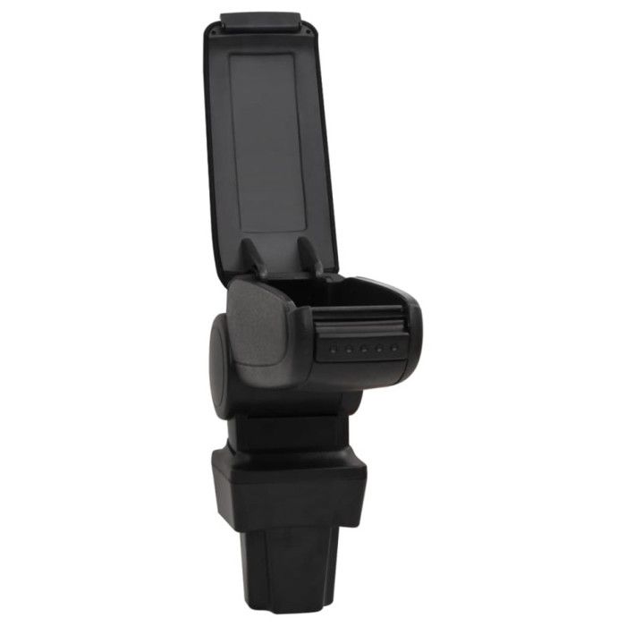 VidaXL Accoudoir de voiture noir 11,5x32x(30-50) cm ABS 154668