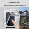 Transparent Waterproof Wireless Doorbell Rain Cover for Outdoor Use