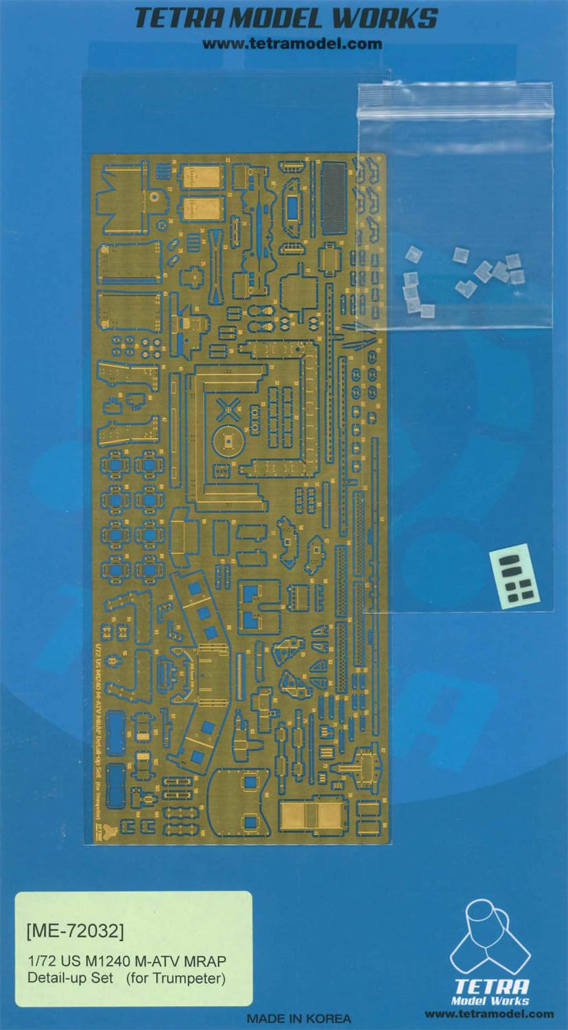 

Tetra Model Works 1/72 Серия ME Фототравление для M1240 M-ATV/MRAP (TR) Пластиковые модели ME7232 (Боевая машина)
