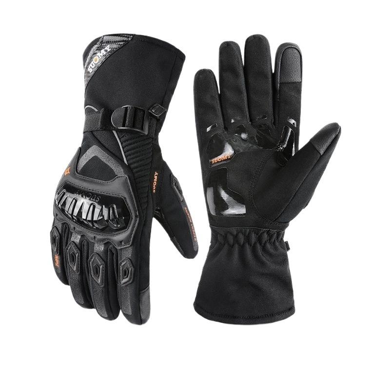 Winter Riding Gloves Motorcycle Warm Thickened Men's Equipment Cold-proof Waterproof Drop-proof Locomotive Racing Long