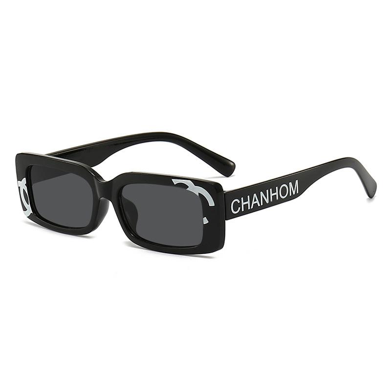 High Quality Printed letters small frame square sunglasses new retro sunglasses ladies Korean trend sunglasses fashion wear street shooting