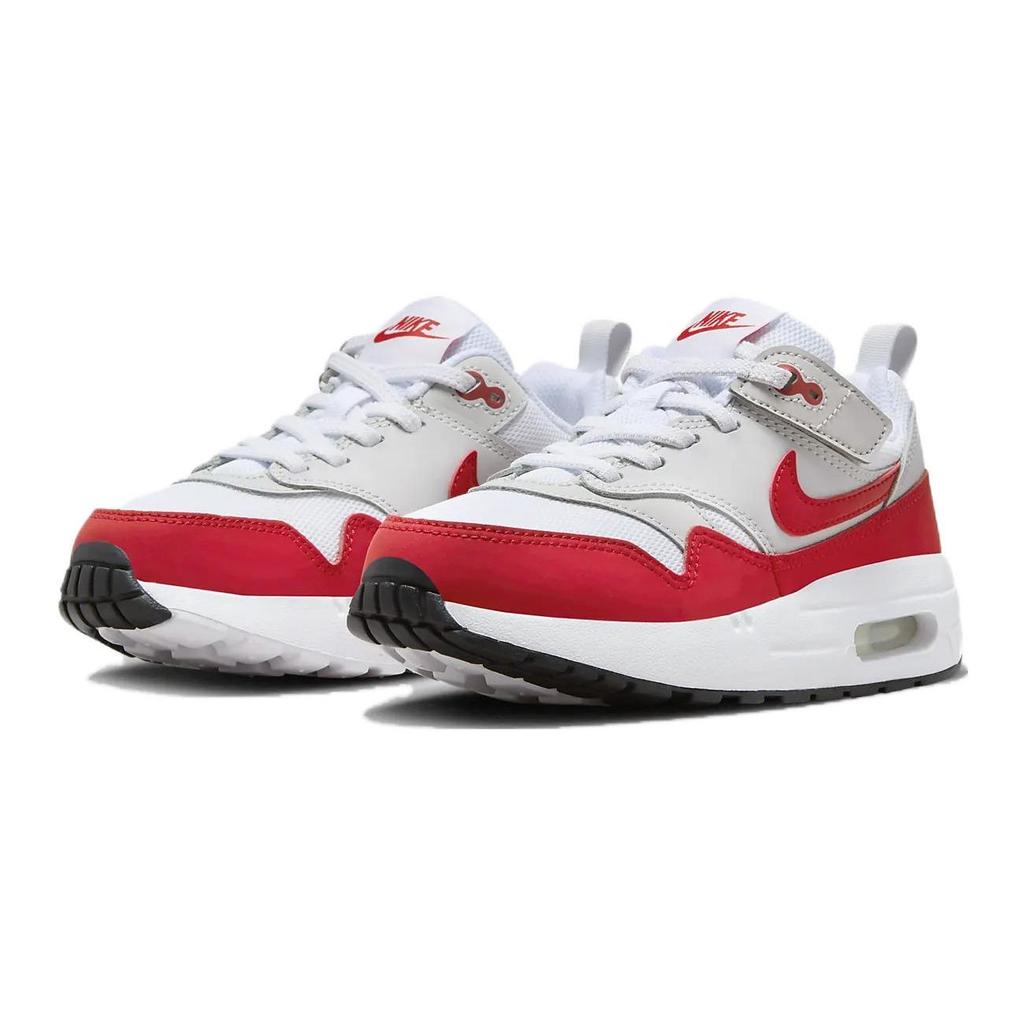 Nike Air Max 1 Easyon Ps Neutral Grey White Black University Red DZ3308-003