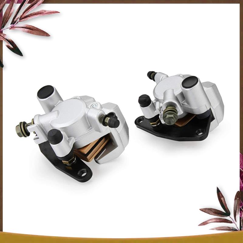 AB59-Front Left Right Brake Calipers For Banshee Big Bear Grizzly Kodiak Raptor 3GD-2580T-01-00 3GD-2580U-01-00 Parts