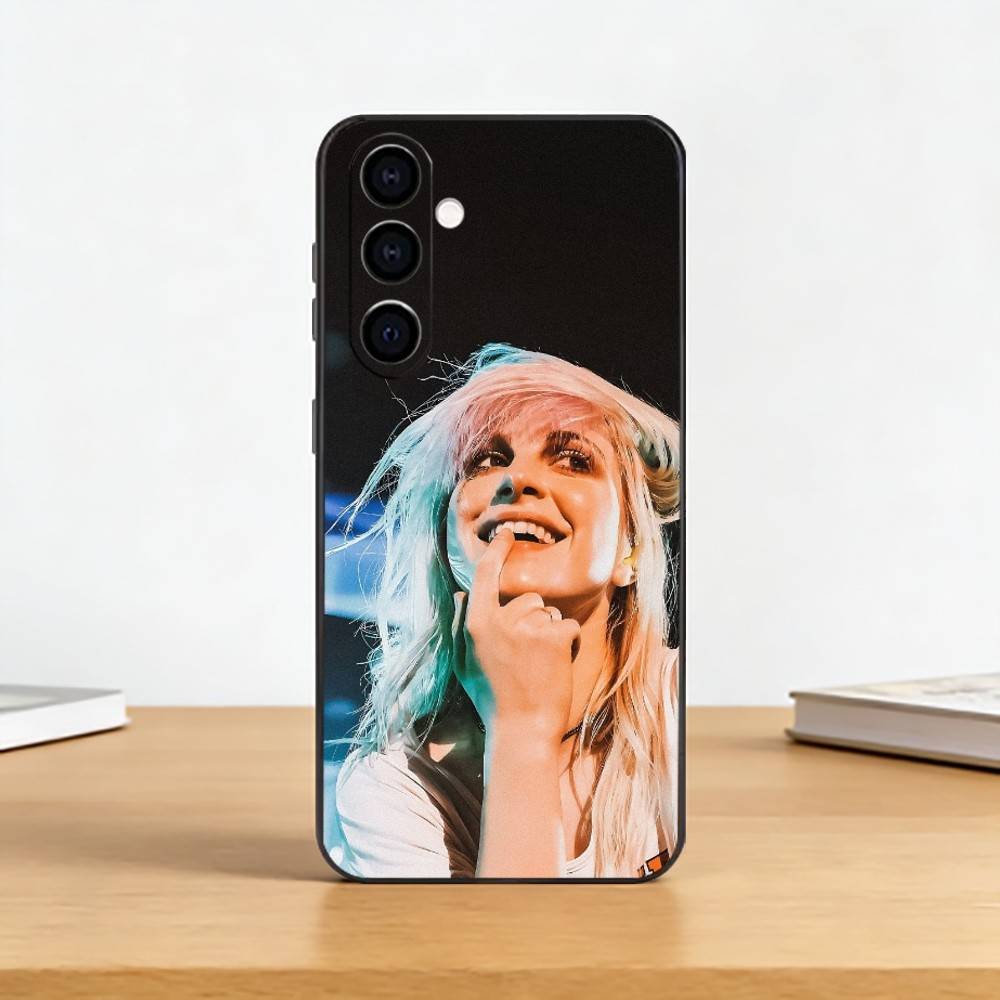 Paramore Pop-Punk B-Band Phone Case For Samsung Galaxy A73,A72,A71,A70,A53,A52,A51,Soft Silicone Black Cover