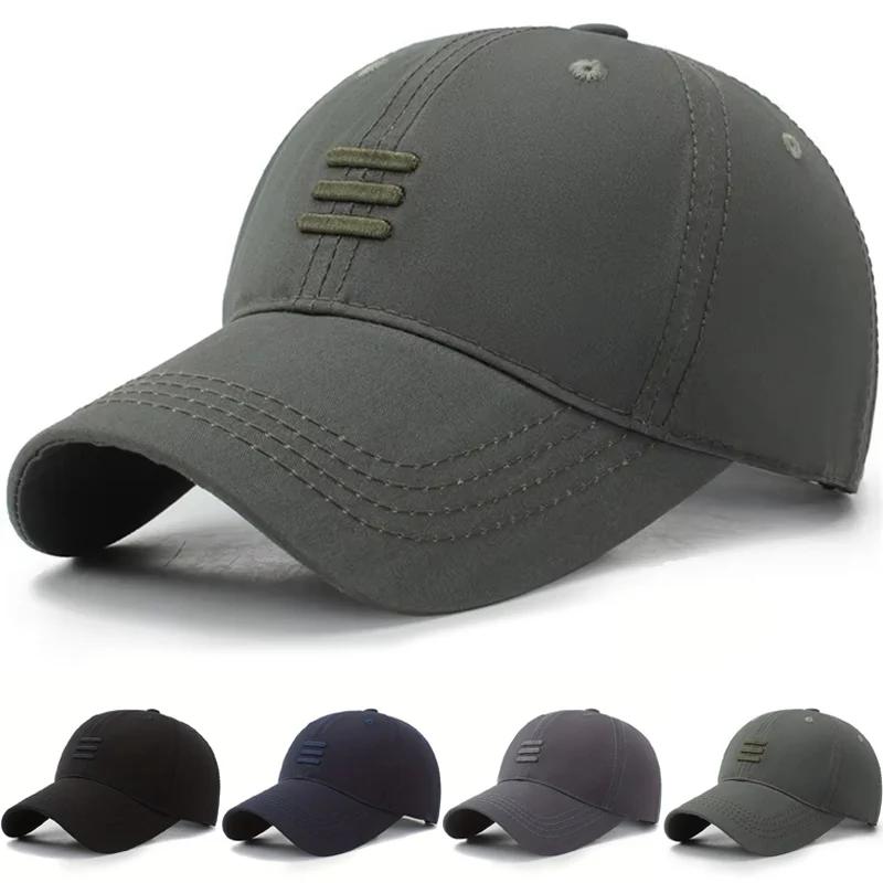 Unisex Three Horizontal Baseball Caps Spring Autumn Outdoor Sunscreen Hat Adjustable Casual Trucker Hats