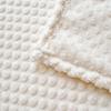 Four Seasons Flannel Jacquard Dotted Velvet Sofa Blanket